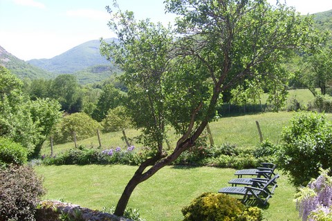 Jardin de Melba vue depuis les balcons